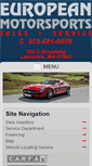 Mobile Screenshot of europeanmotorsports.co